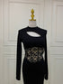 Women Lace Hollow out Design Tops With Mermaid Skirts Sets